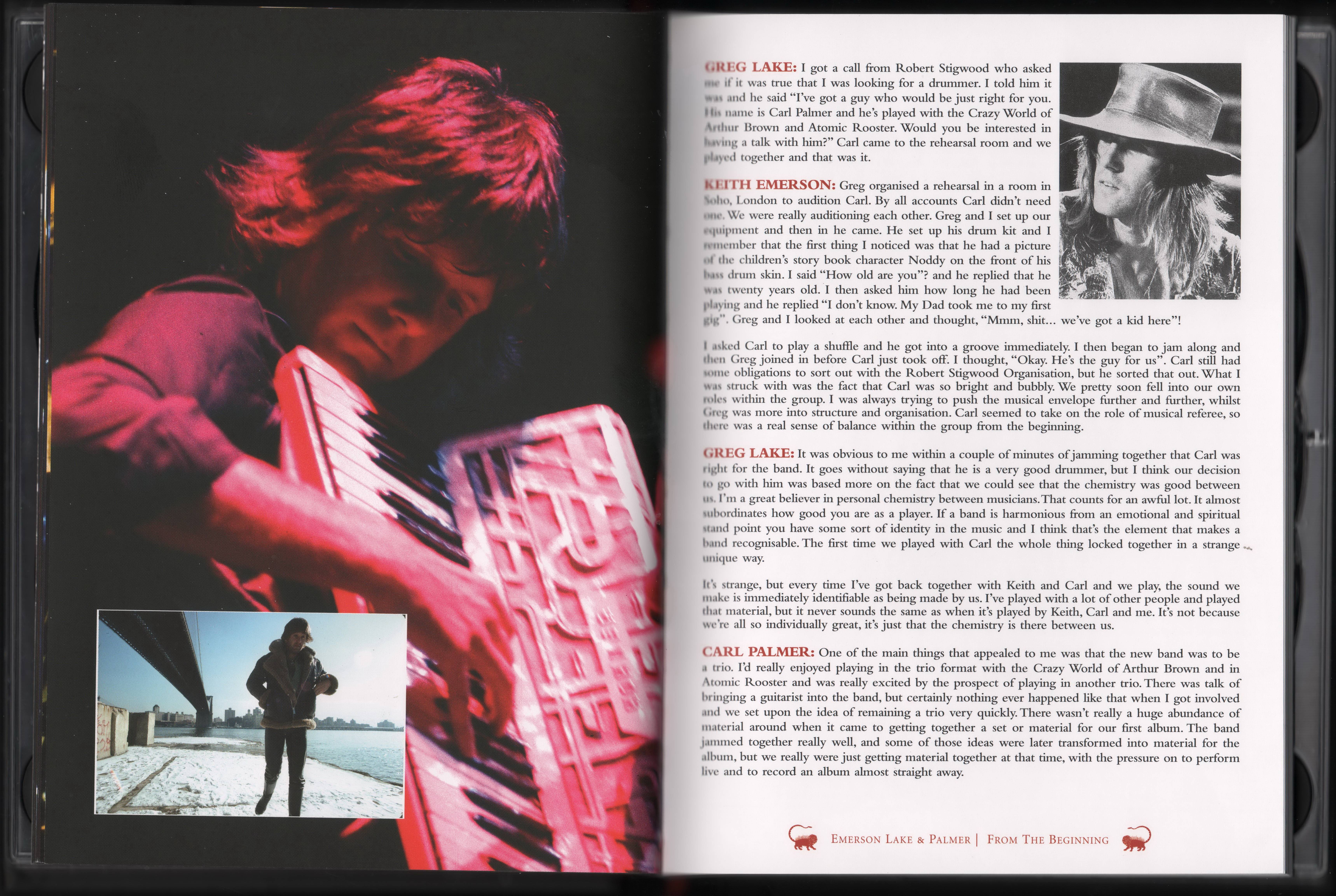 Emerson, Lake and Palmer From the Beginning [Booklet08 aus]